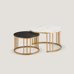 Twins runder Couchtisch