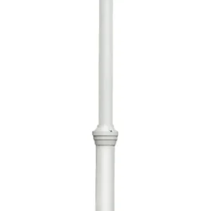 Kandelaber NORDERNEY weiß Gartenbeleuchtung Standlaterne Außenlampe elegant Hilight
