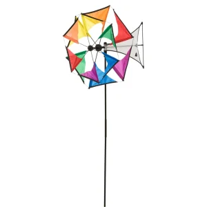 Windspiel HQ Mini Duett Rainbow Gartendeko Windrad Windfahne