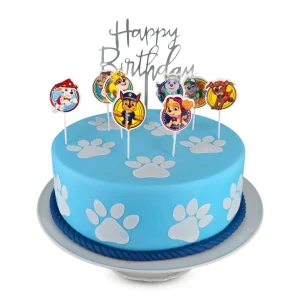 Tortenset mit Paw Patrol Topper