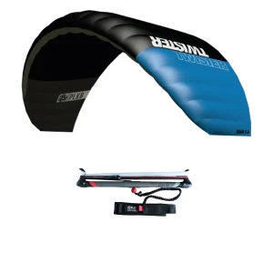Lenkmatte Peter Lynn Twister 5.0 Vierleiner Drachen Powerkite PLKB Twister 5.0 mit Bar Lenkdrachen Kite