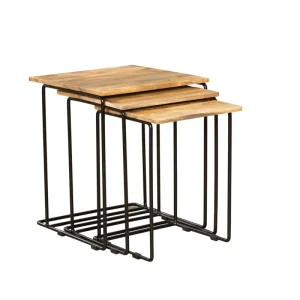 Beistelltisch-Set CHENNAI 3er-Set Satztische Couchtisch-Set Sofatische modern Interia Home & Living