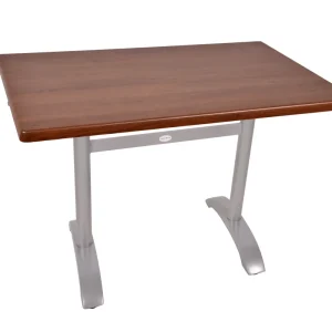 Bistrotisch PAMIR 110x70cm Klapptisch Gartentisch dunkelbraun Holz-Optik Garden Pleasure