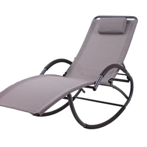 Schaukelliege SIROS Relaxliege Gartenliege Schaukelstuhl mit Kissen ergonomisch Garden Pleasure