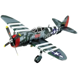 Metal Earth P47-Thunderbolt ME1002 Modellbausatz Puzzle DIY Bausatz präzise gelasert stabil langlebig