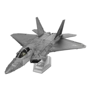 Metal Earth F-22 Raptor (farbiges Modell) ME1016 Modellbausatz Puzzle DIY Bausatz präzise gelasert stabil langlebig