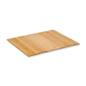 Flexibles Sofatablett aus Bambus 42 x 34  cm Sofa-Ablage für Getränke Smartphone und Snacks