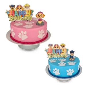 Tortenset mit Paw Patrol Kerze
