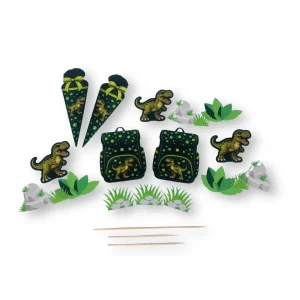 Schultüte Dino Tortendeko (essbar)