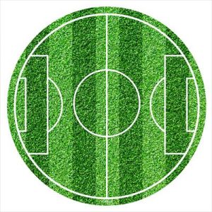 Tortenaufleger Fußballfeld