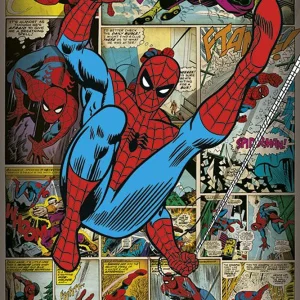 Marvel Poster Spider-Man Retro Comic