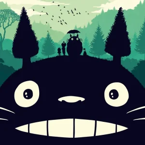 My Neighbour Totoro Poster Japanese