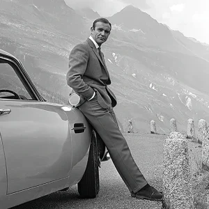 James Bond Poster Sean Connery & Aston Martin