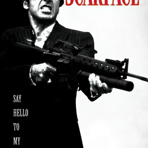 Scarface Poster Al Pacino Say Hello To My Little Friend