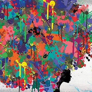 African Woman Russo Poster Pop Art