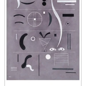 Bauhaus Poster Four Parts By.. Wassily Kandinsky