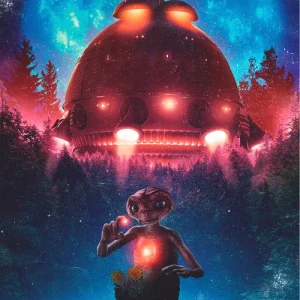 E.T. Poster Der Außerirdische Spaceship