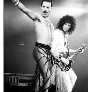 Queen Poster Wembley 1984 Freddie Mercury & Brian May