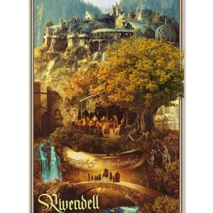 Herr der Ringe Poster - 61x91,5 cm - Rivendell - Bruchtal