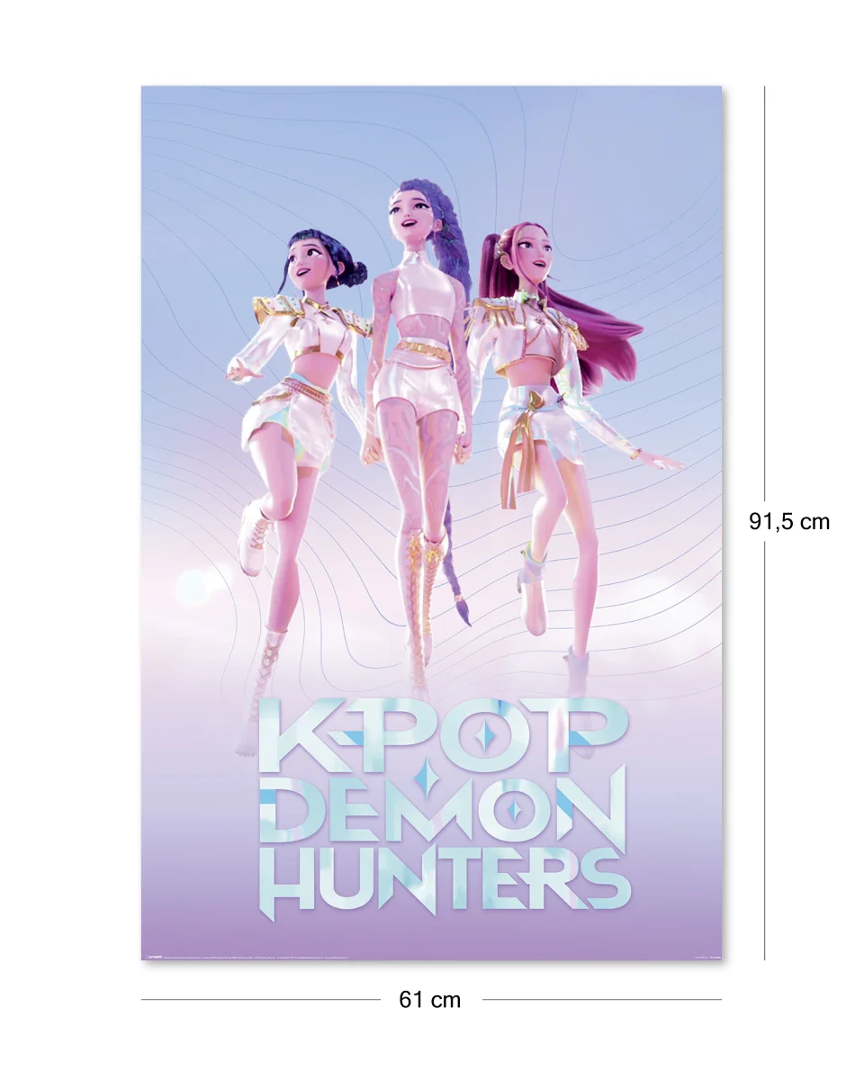 K-Pop Demon Hunters Poster Huntr/x Floating – Bild 8