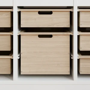 Holzkiste "TROVÄ" 42 x 30cm, Box aus Holz für IKEA Trofast Regal, verschiedene Höhen