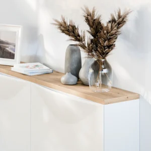 Holzplatte für IKEA Trones Schuhschrank, Eiche - 1er, 2er und 3er Trones Deckplatte