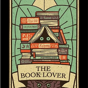 The Book Lover Kunstdruck Tobe Fonseca, Threadless