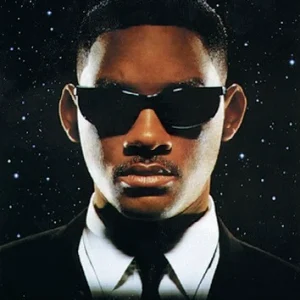 Postkarte Men in Black