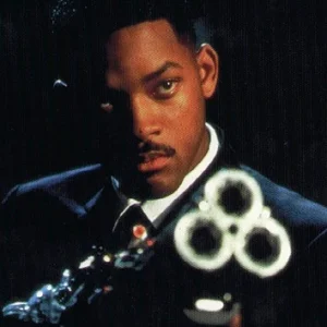 Postkarte Men in Black