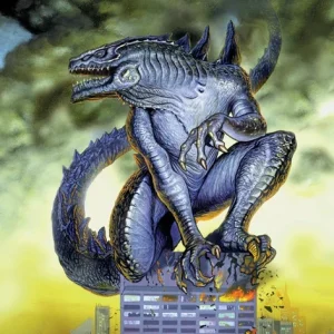 Postkarte Godzilla