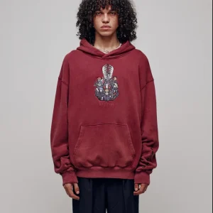 Naruto Akatsuki Graphic Hoodie Red Kapuzenpullover Rot Neptun