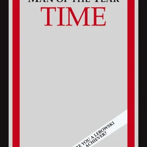 Man of the Year Time Magazine XL Spiegel (The Big Lebowski)