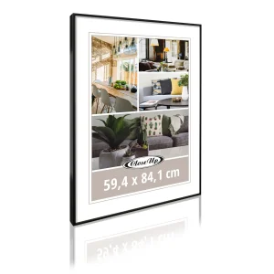 Posterrahmen 59,4 x 84,1 cm DIN A1 Aluminium schwarz