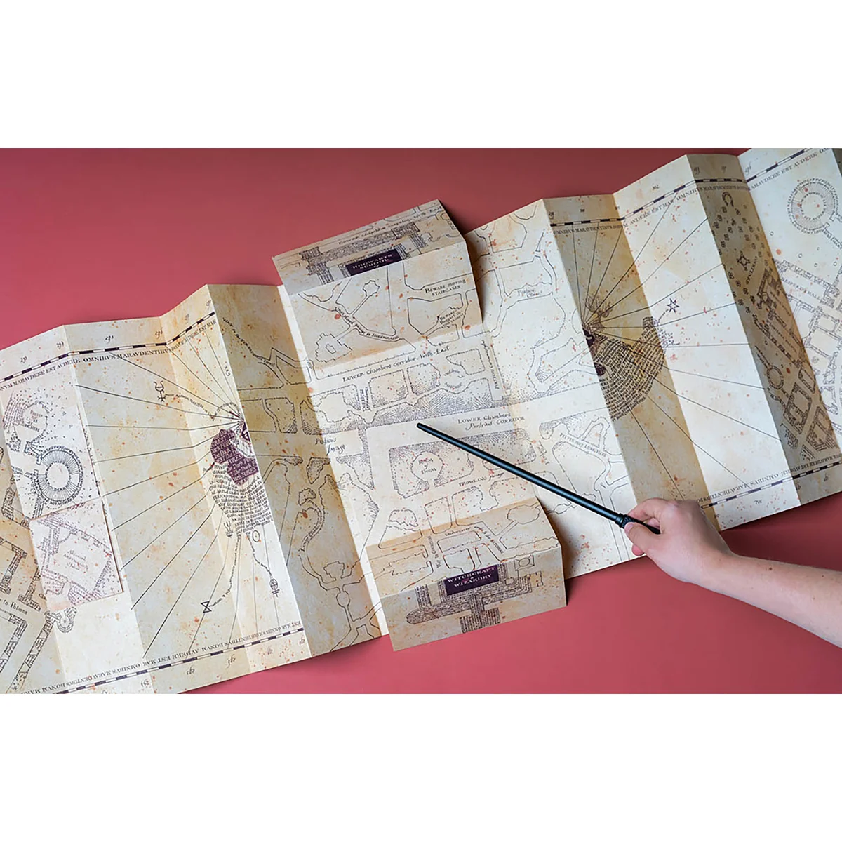 Harry Potter Marauder's Map gefaltete Karte – Bild 6