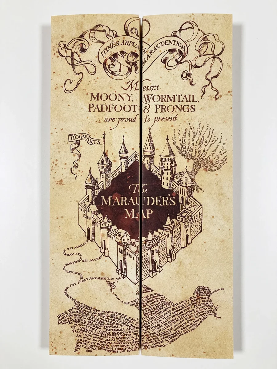 Harry Potter Marauder's Map gefaltete Karte – Bild 9