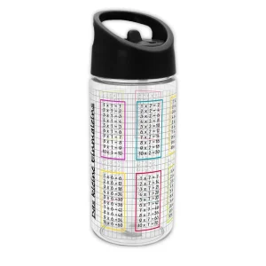 Trinkflasche Kleines 1 x 1 mit Trinkhalm