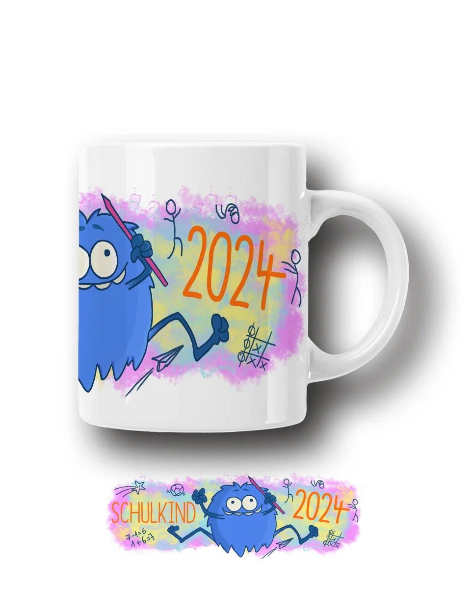 Schulkind 2024 Tasse - Für die Einschulung & Erstklässler – Bild 7
