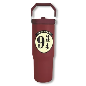 Harry Potter 30 oz Tumbler mit Griff & Flip-Strohhalm 0,85l