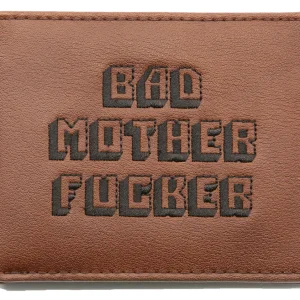 Pulp Fiction Bad Mother Fucker Geldbeutel braun