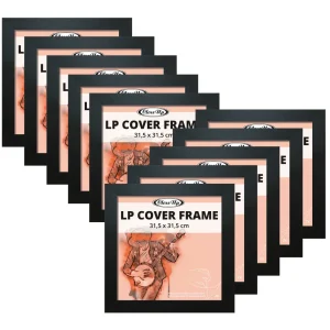 LP Album Cover Rahmen 31,5x31,5cm 10er Set