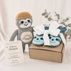 Besonderes Geschenk zur Geburt „Erste Schritte“