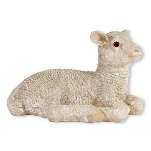 Schaf Figur Nancy liegend Lamm Figur für Garten Weihnachtsdeko und Osterdeko