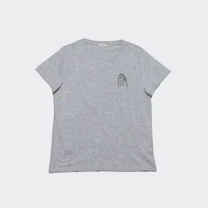 RESC7UE T-Shirt Love Grey Mélange