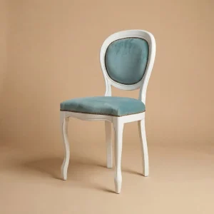 The 'Louis-Philippe Liscia' Dining Chair | White Solid Beech Wood