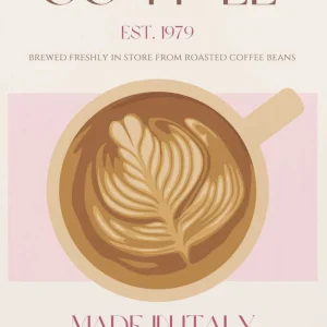 Italian Coffee Poster